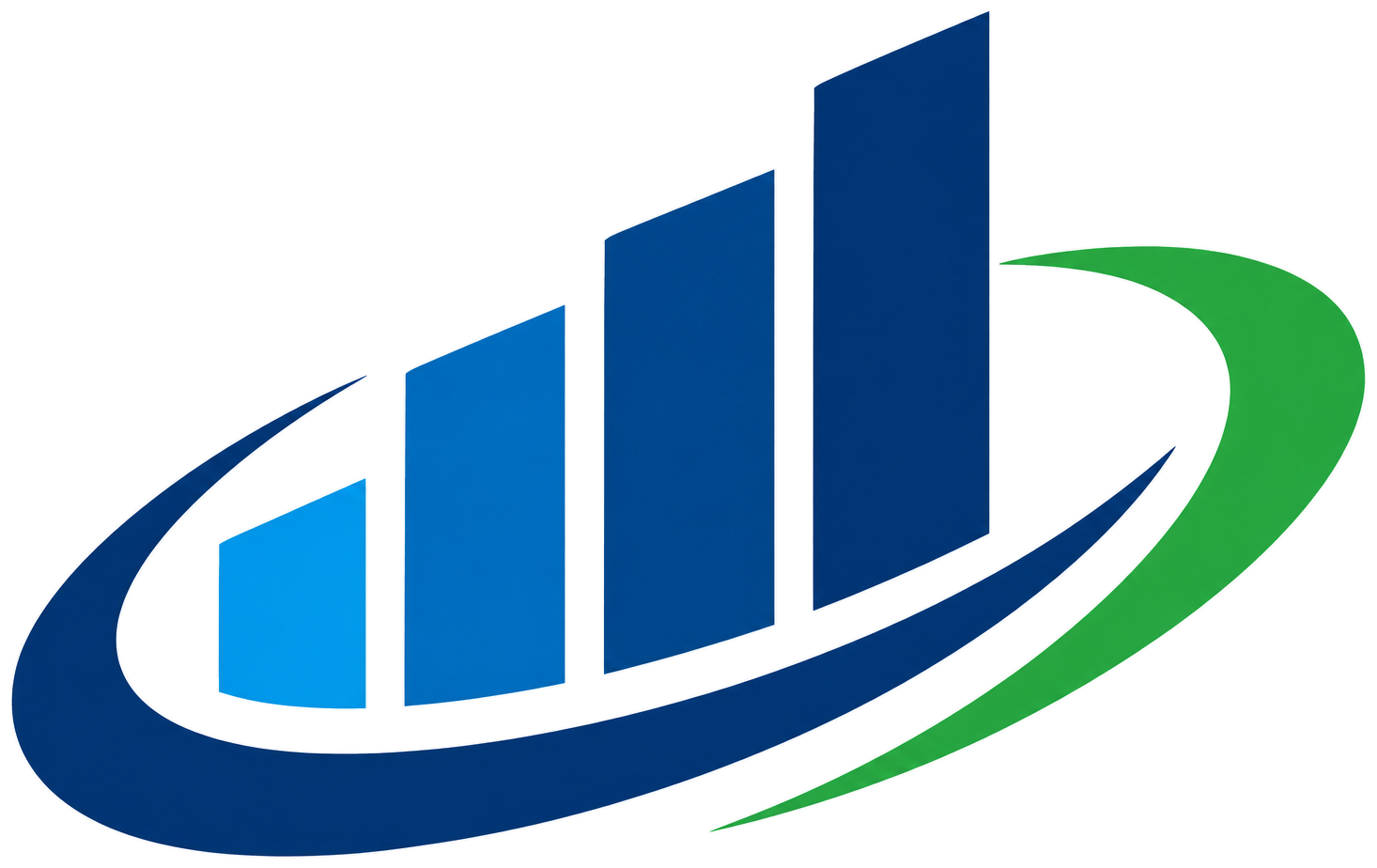 Thomas Chin blue and green growth logo